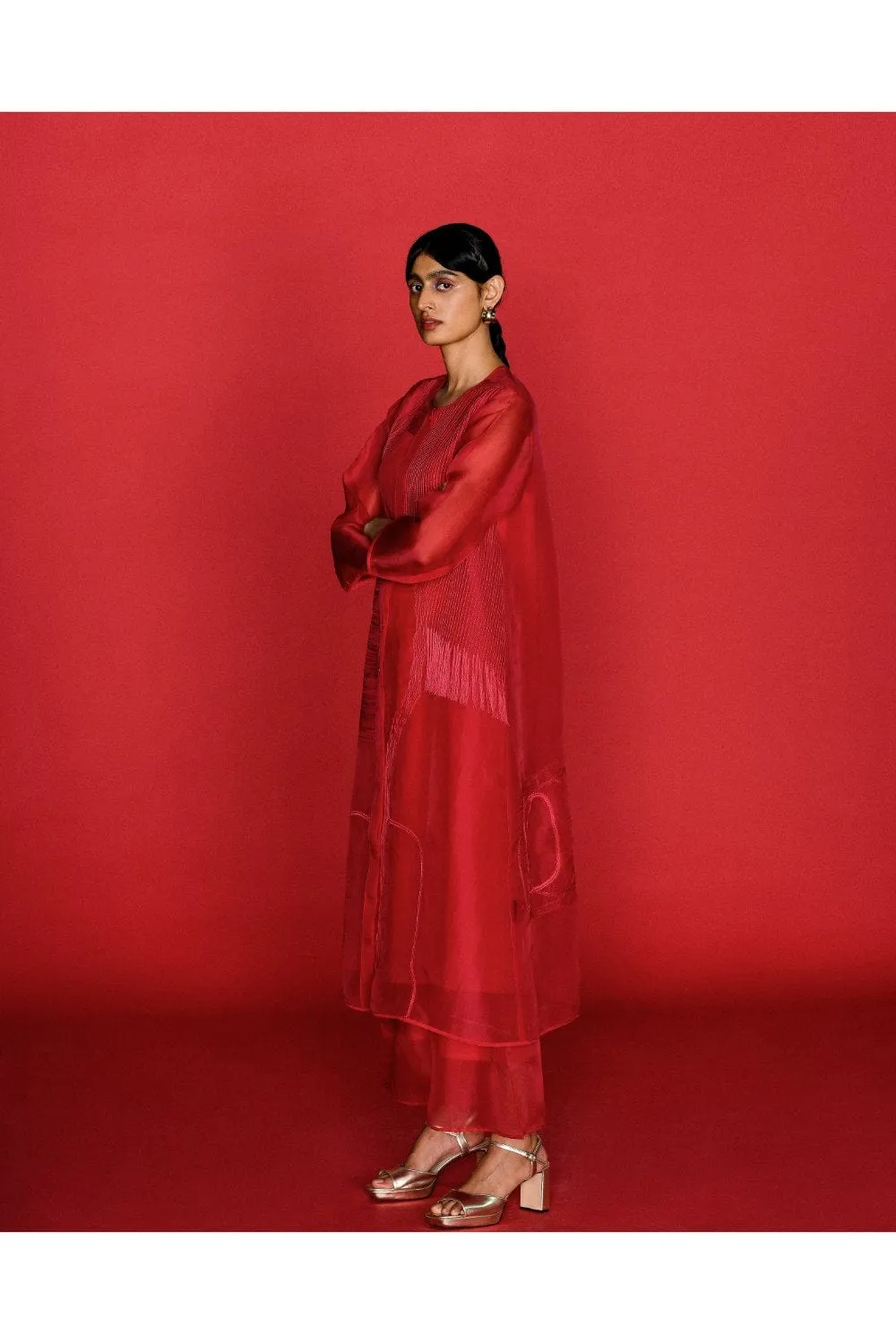 CERISE KURTA SET