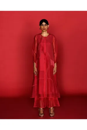 CERISE KURTA SET