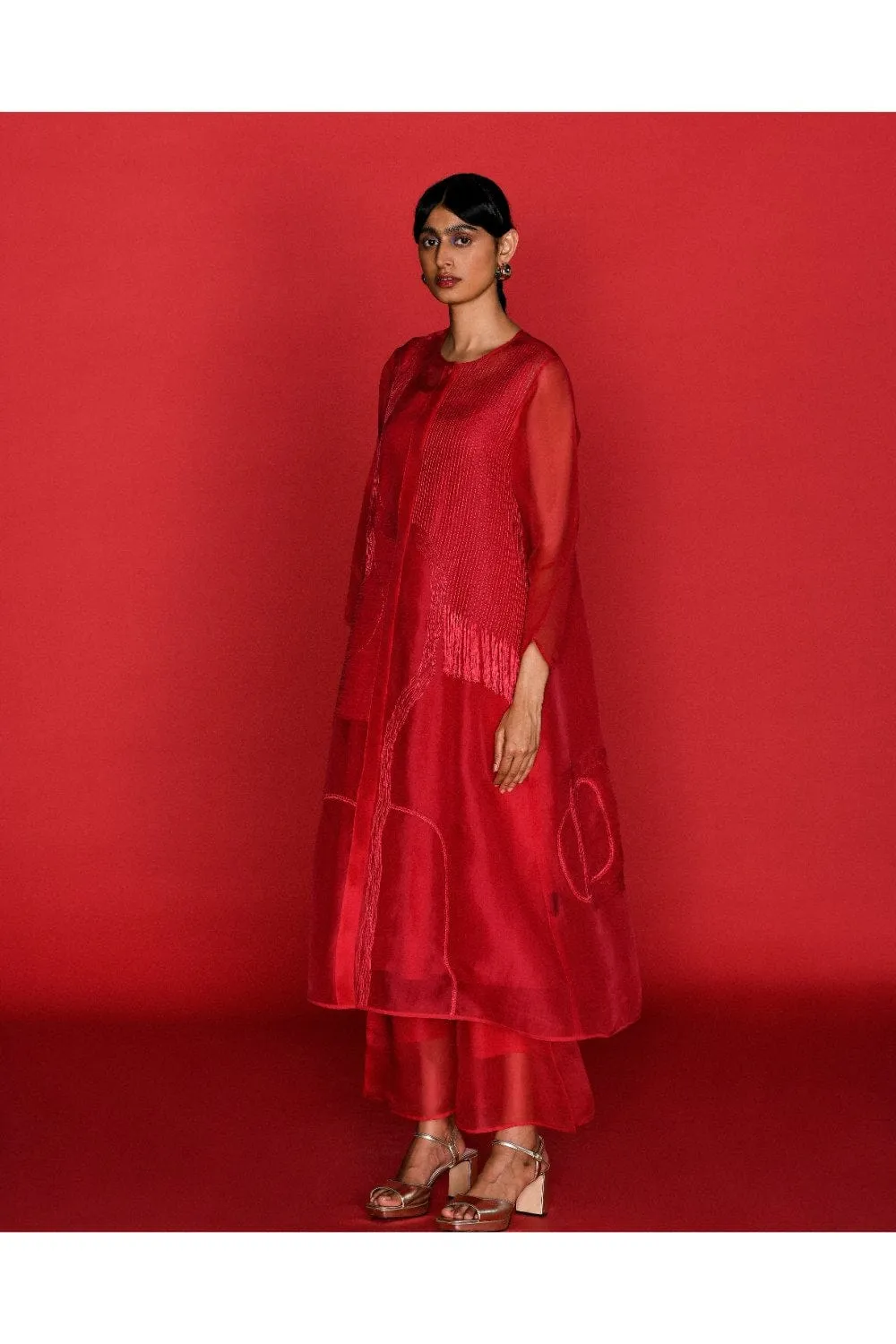 CERISE KURTA SET