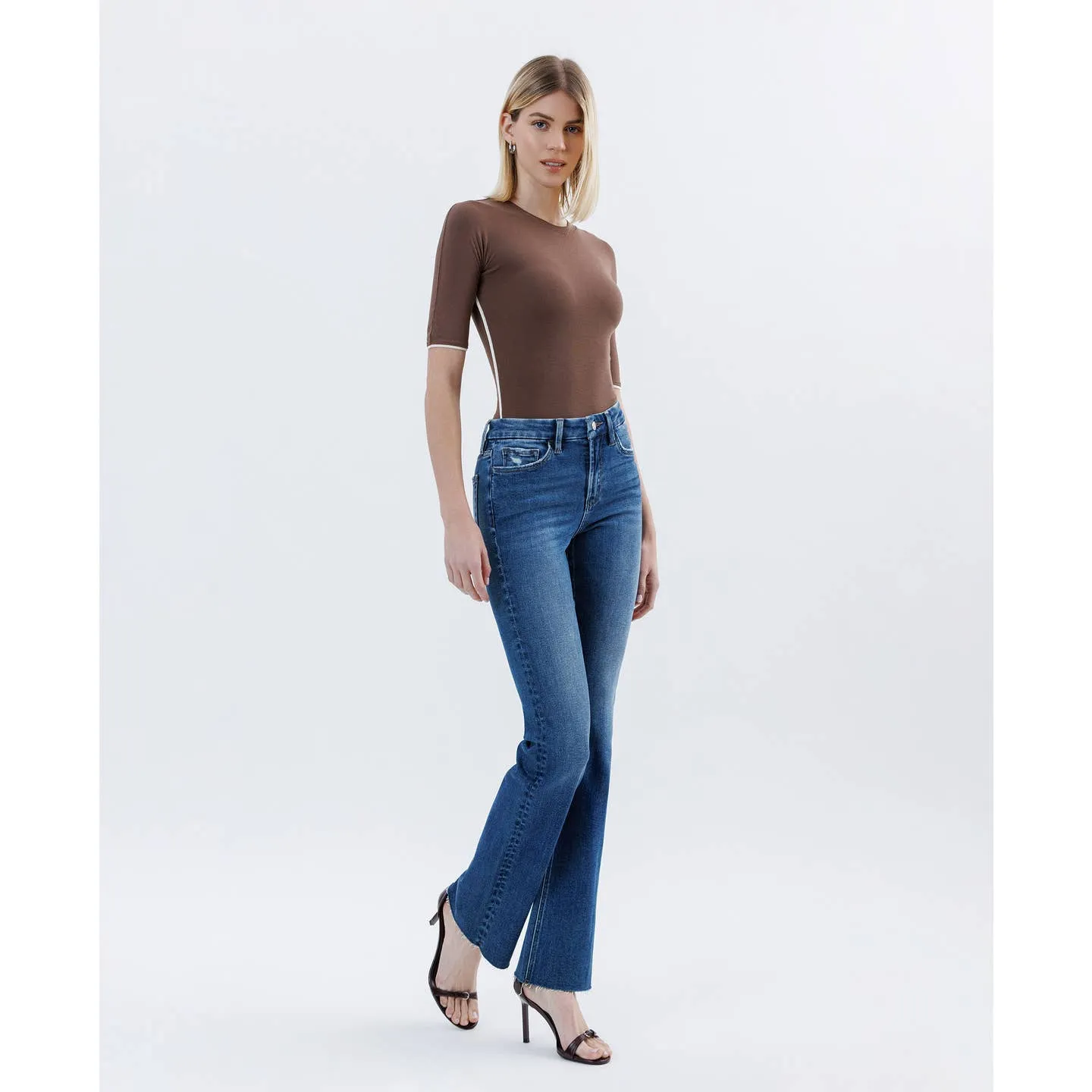 Curvy Lovervet High Rise Seamless Waistband Bootcut