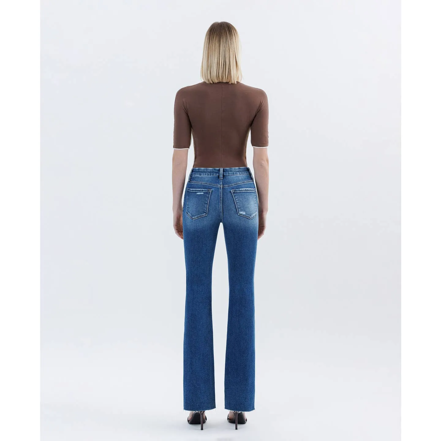 Curvy Lovervet High Rise Seamless Waistband Bootcut