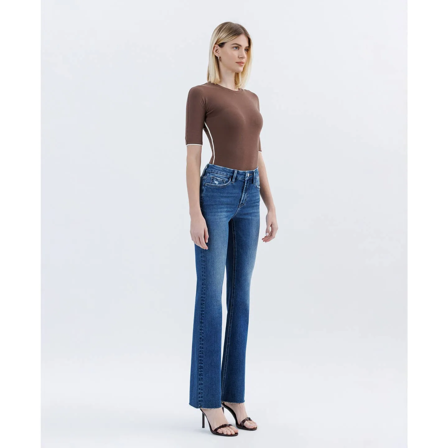 Curvy Lovervet High Rise Seamless Waistband Bootcut