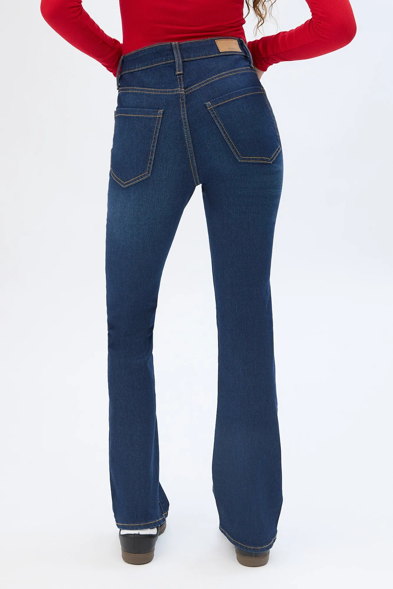 High Rise Bootcut Jeans