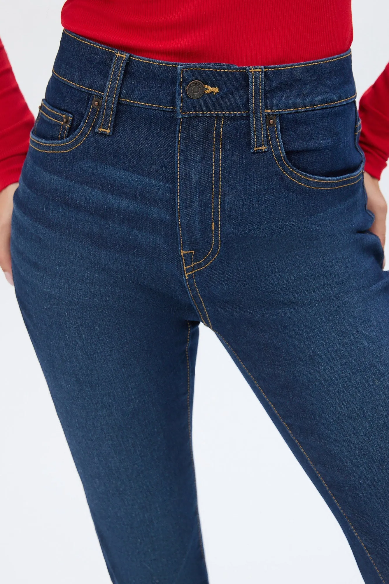 High Rise Bootcut Jeans
