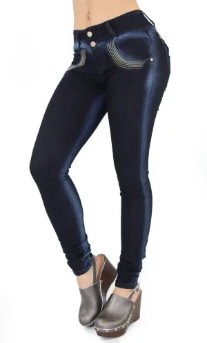 Last One!! 18417 Maripily Women's Butt Lifting Skinny Jean