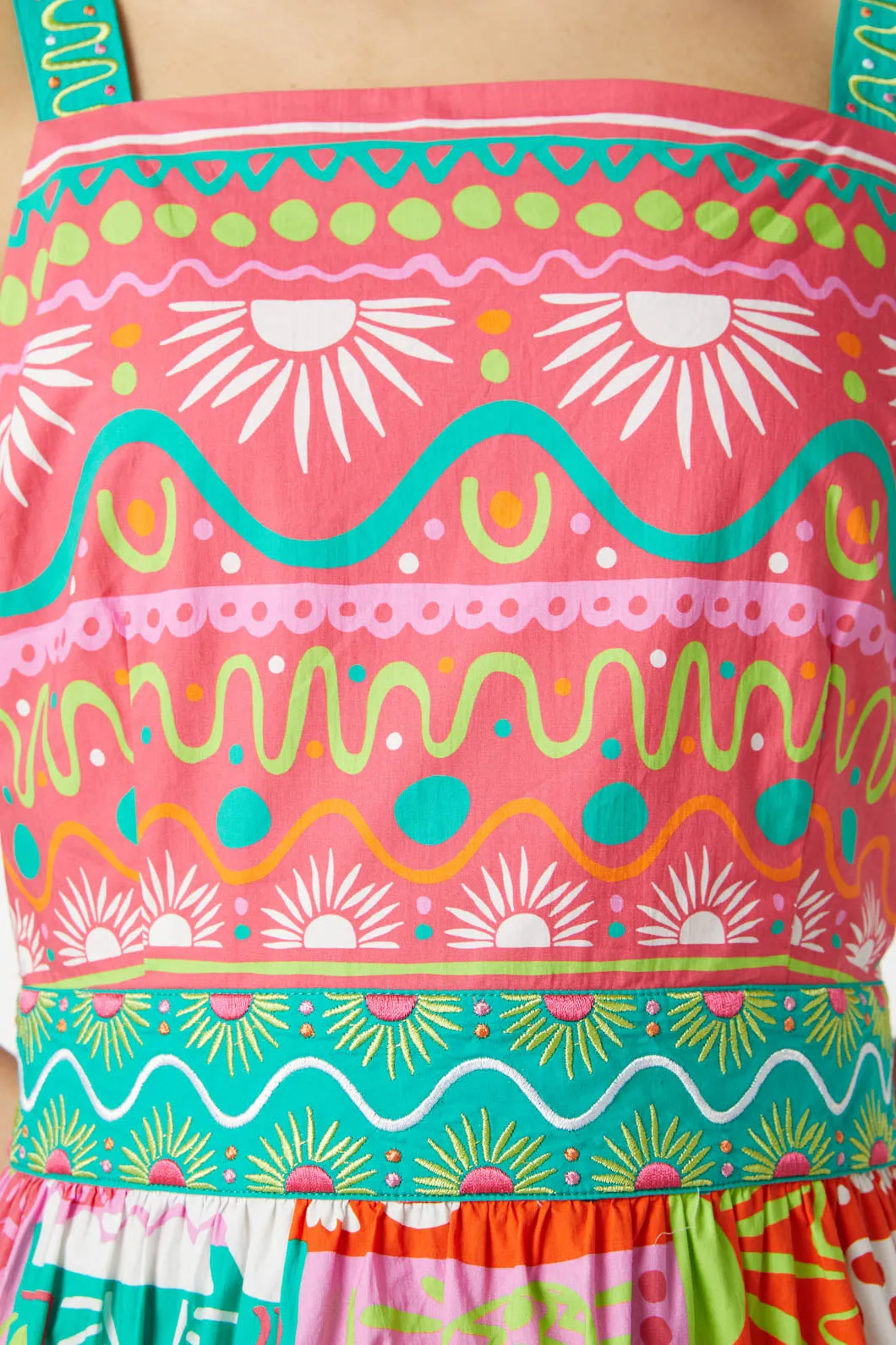 Museum Visit Tiered Dress
