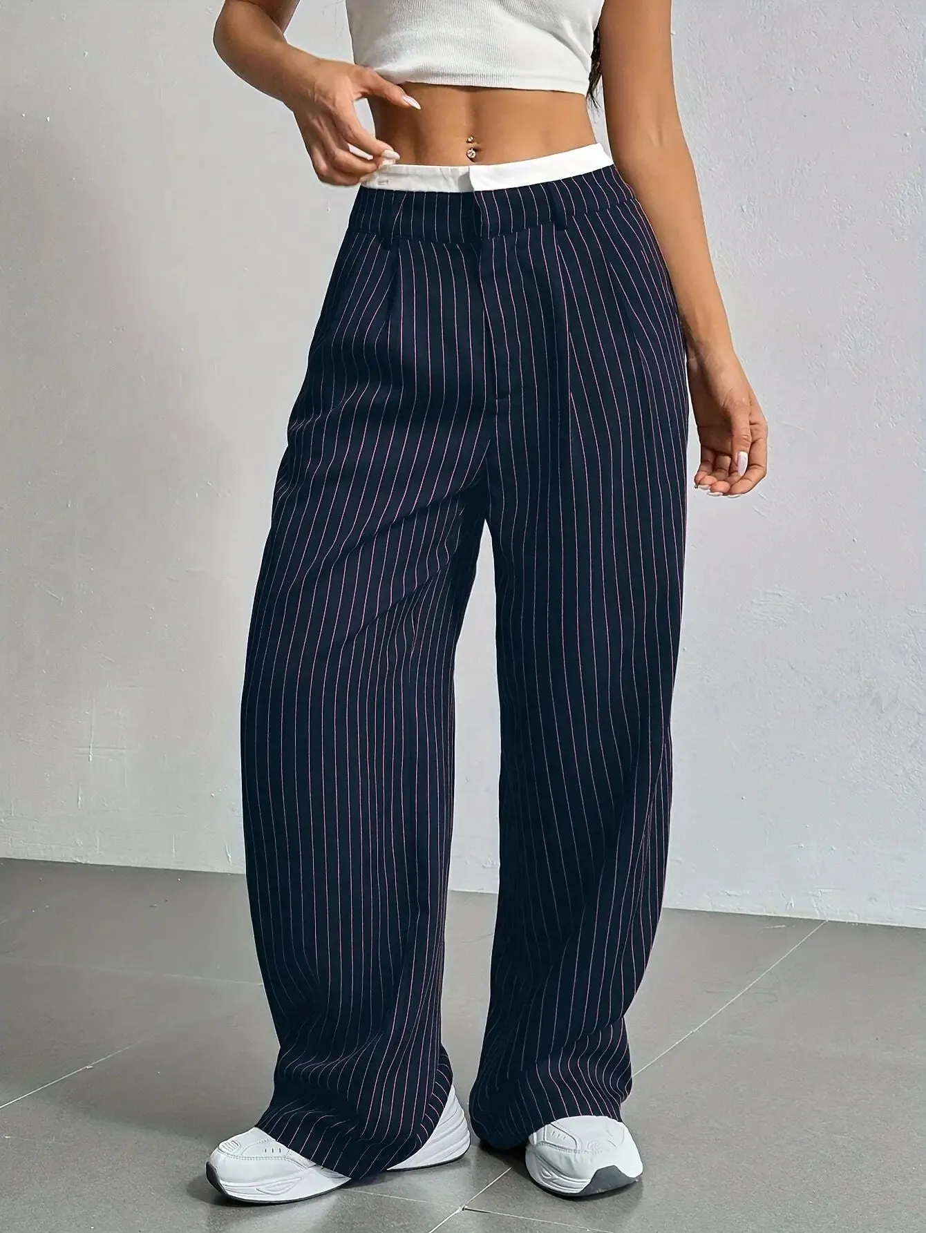 Nina Striped Trousers