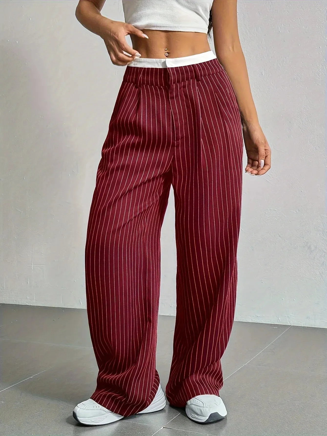 Nina Striped Trousers