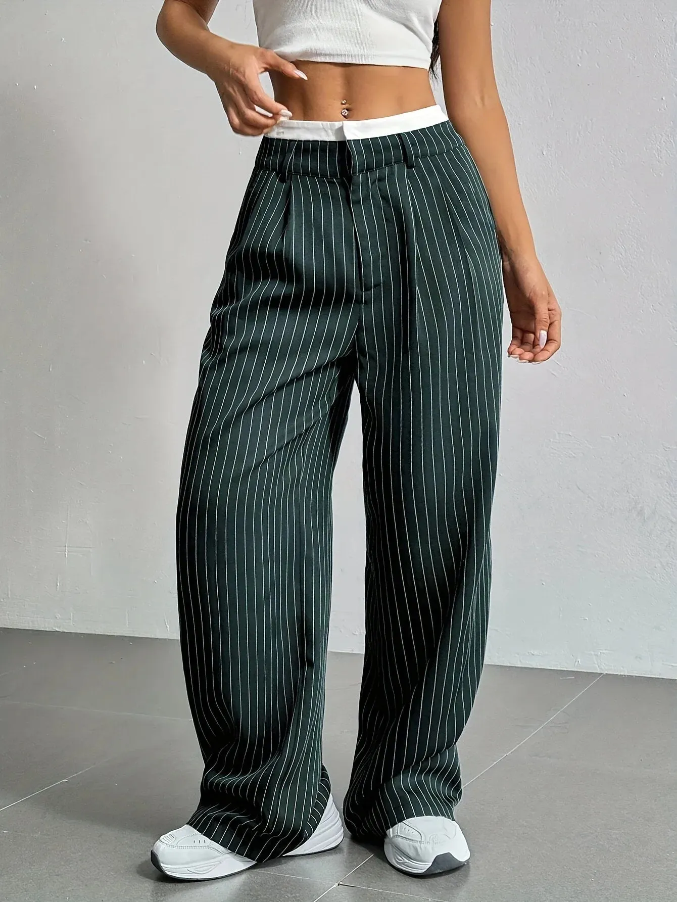 Nina Striped Trousers