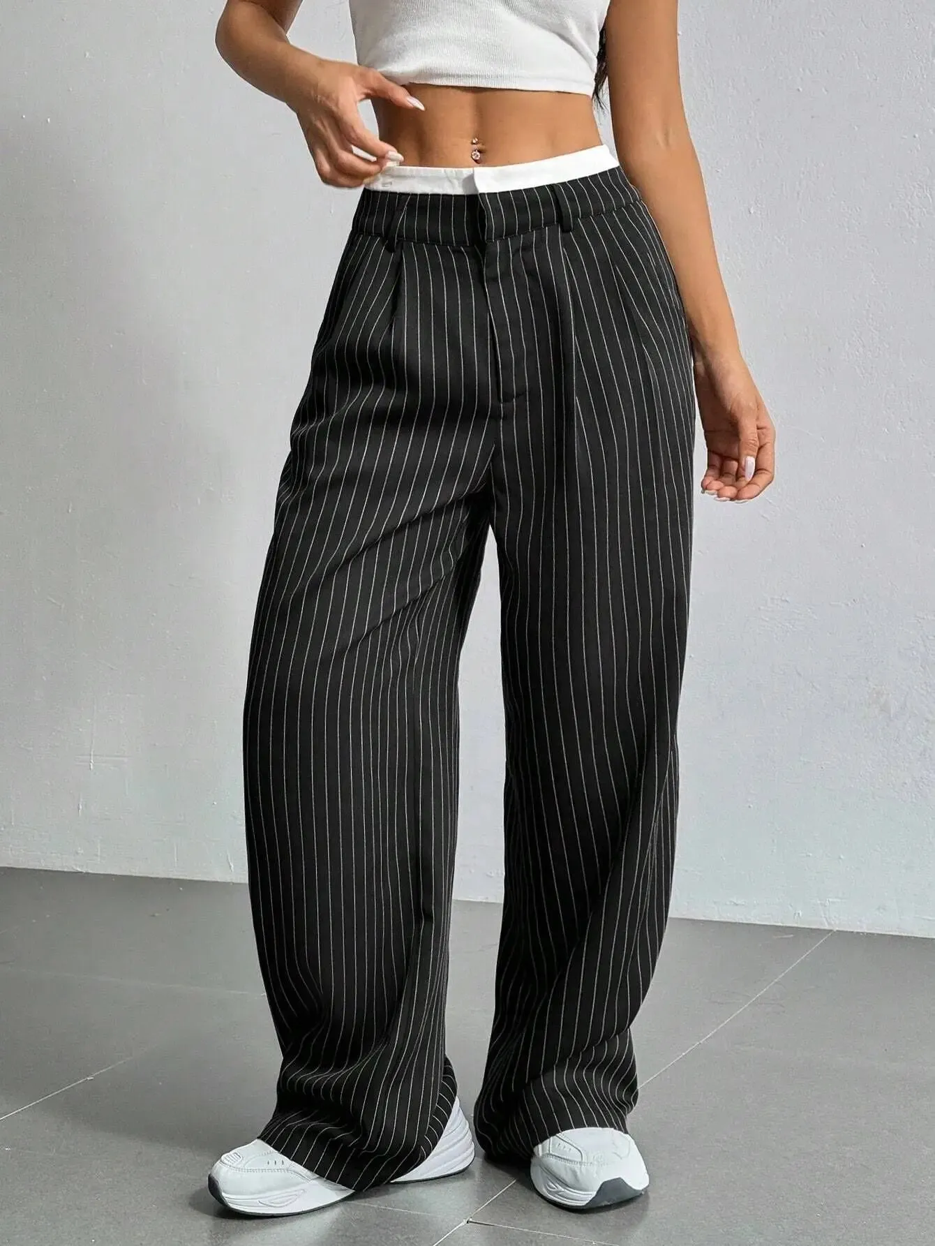 Nina Striped Trousers
