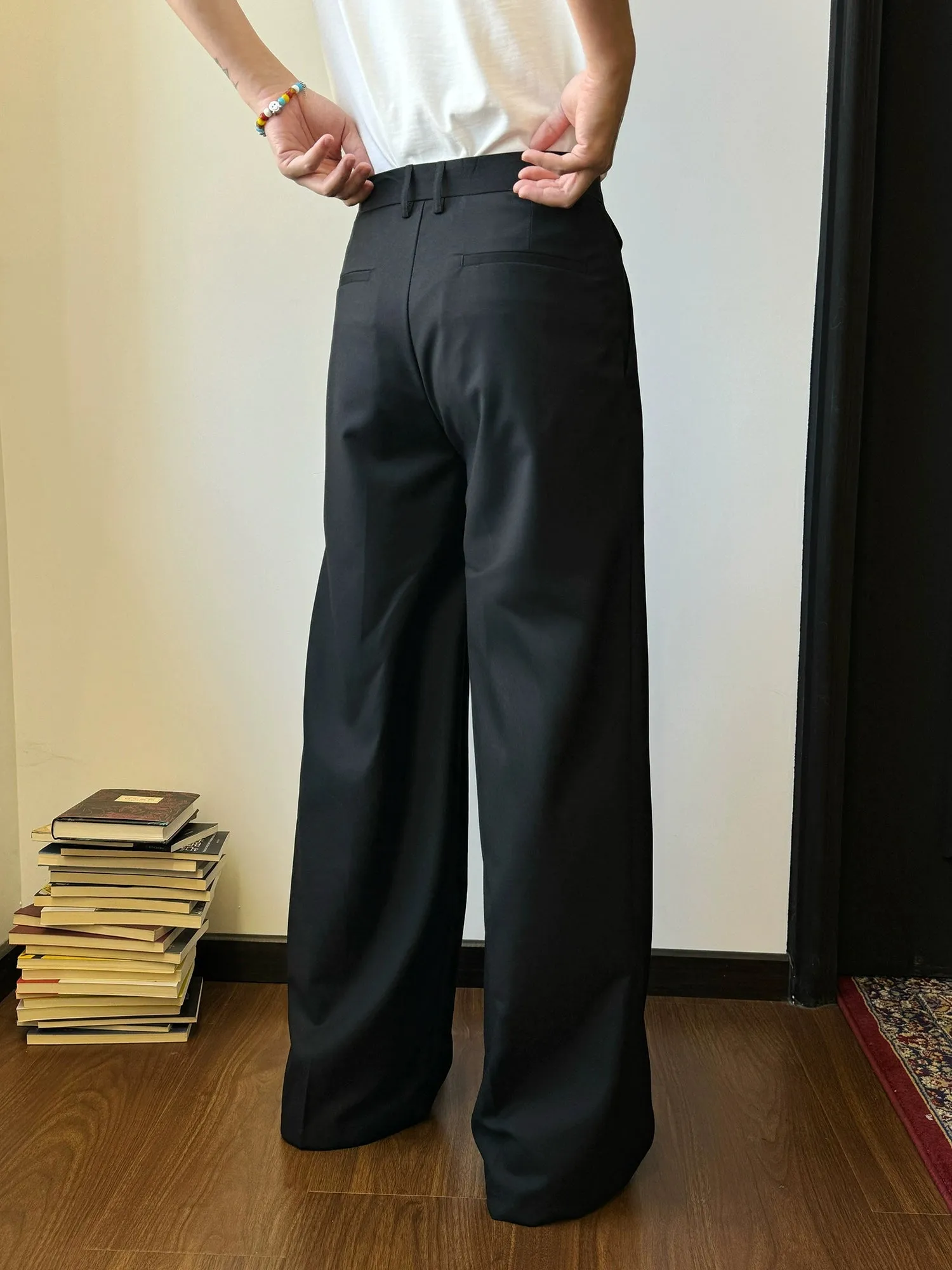 Nine Drape Pleated Trousers