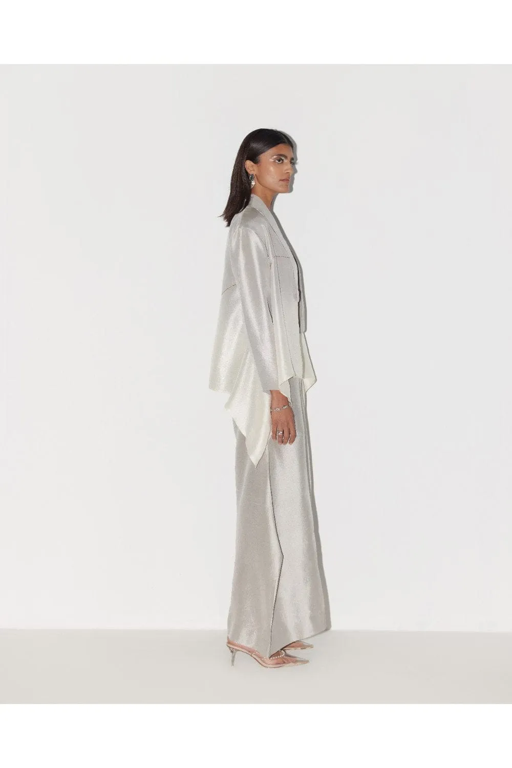 OMBRE GREY SILK COORDS