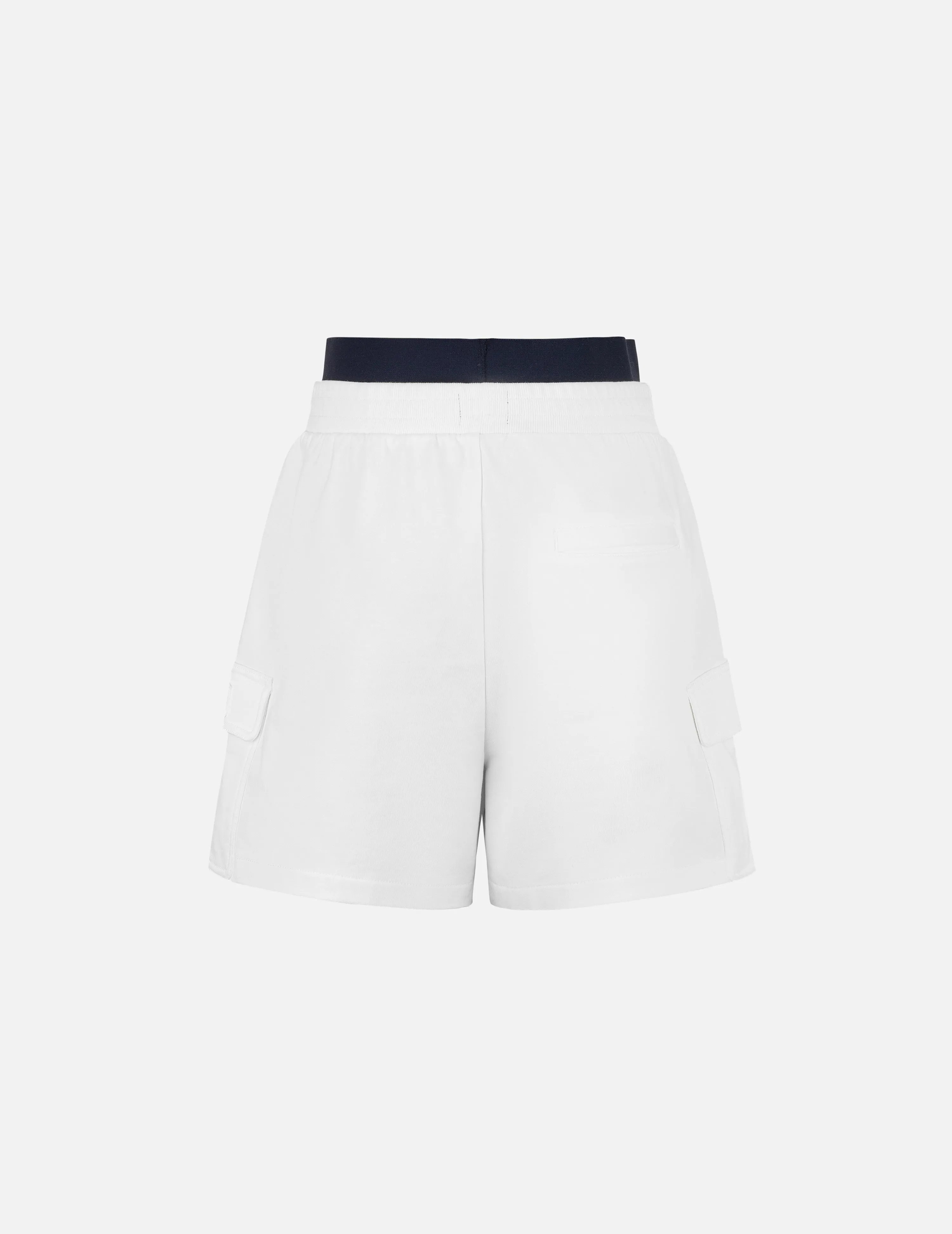 Seagull Embroidery Loose Fit Sweatshorts
