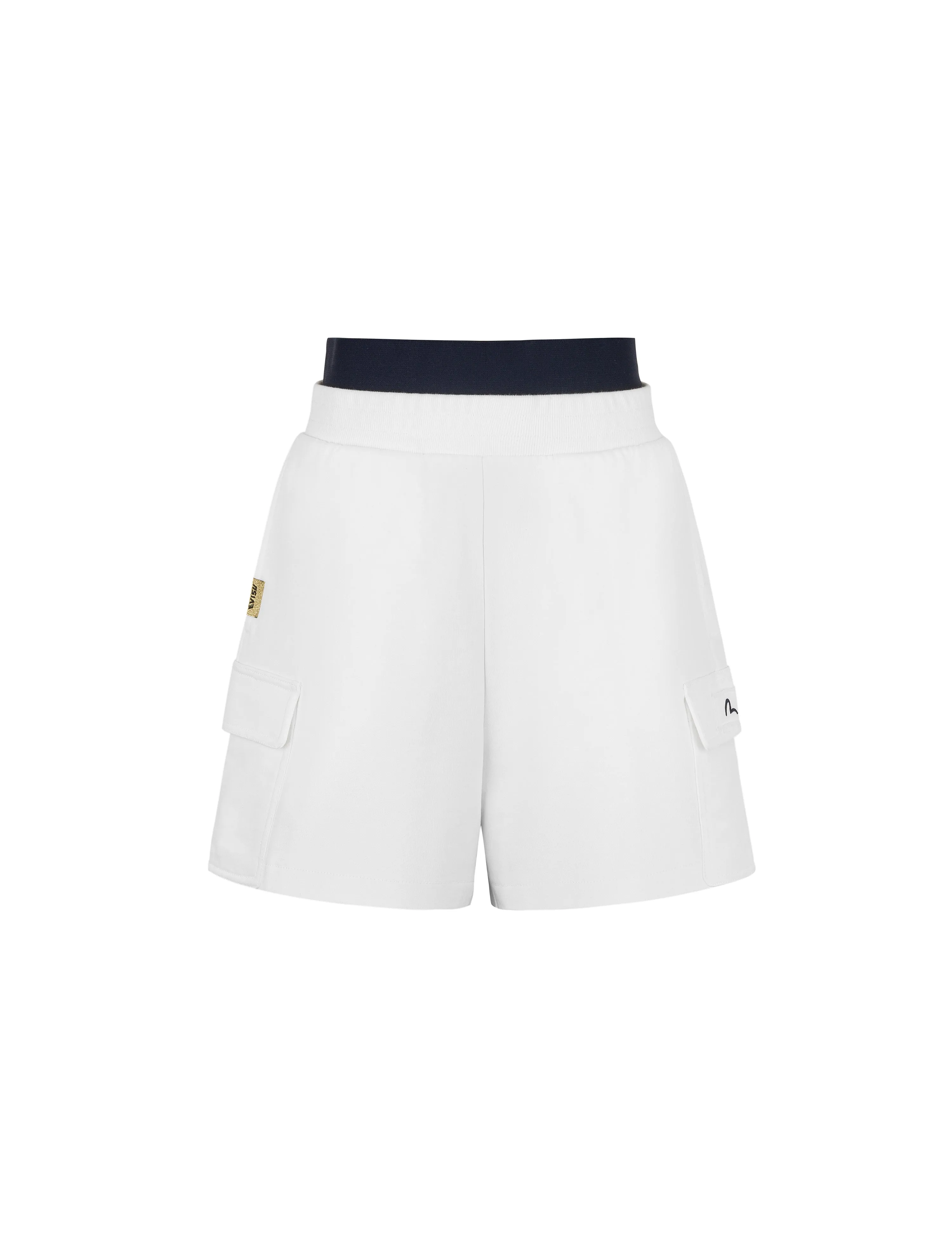 Seagull Embroidery Loose Fit Sweatshorts