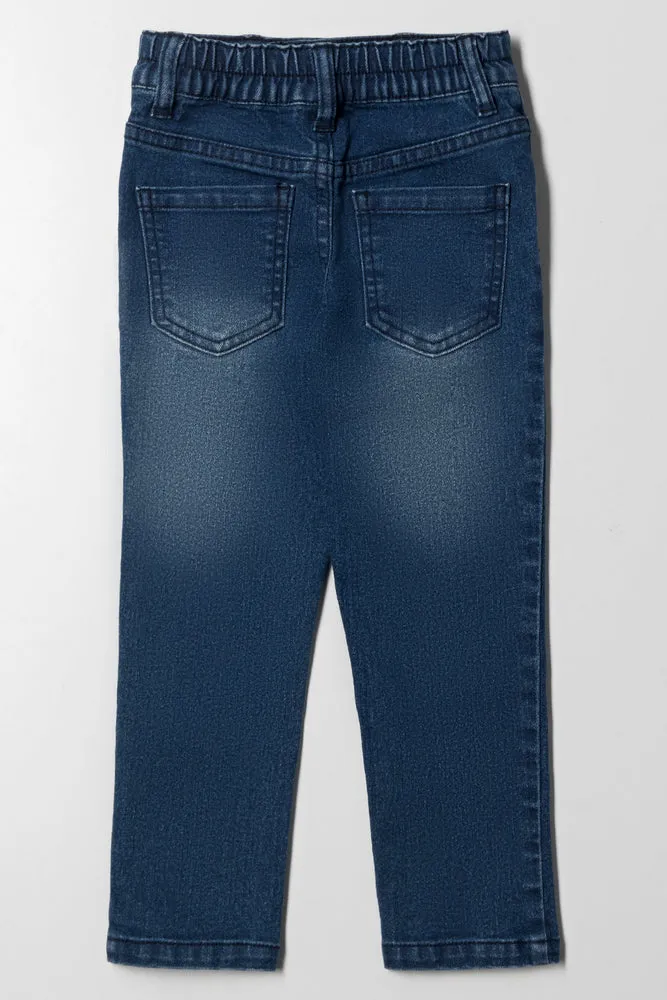 Superman Skinny Denim Jeans Blue