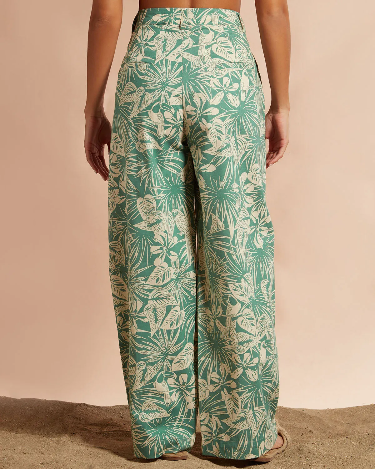Sweet Nothing Floral Wide-Legged Pants