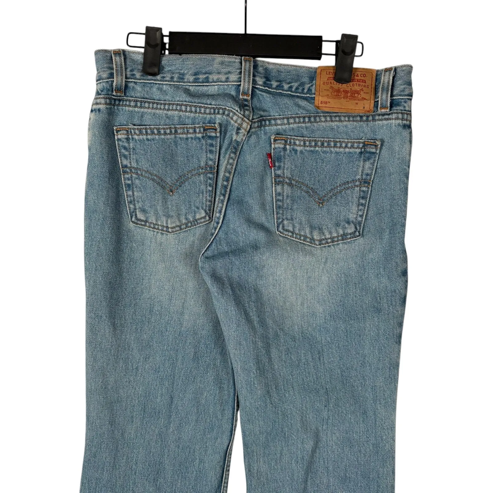 Vintage Levis 518 Superlow Bootcut Denim Jeans 7 Jr. M