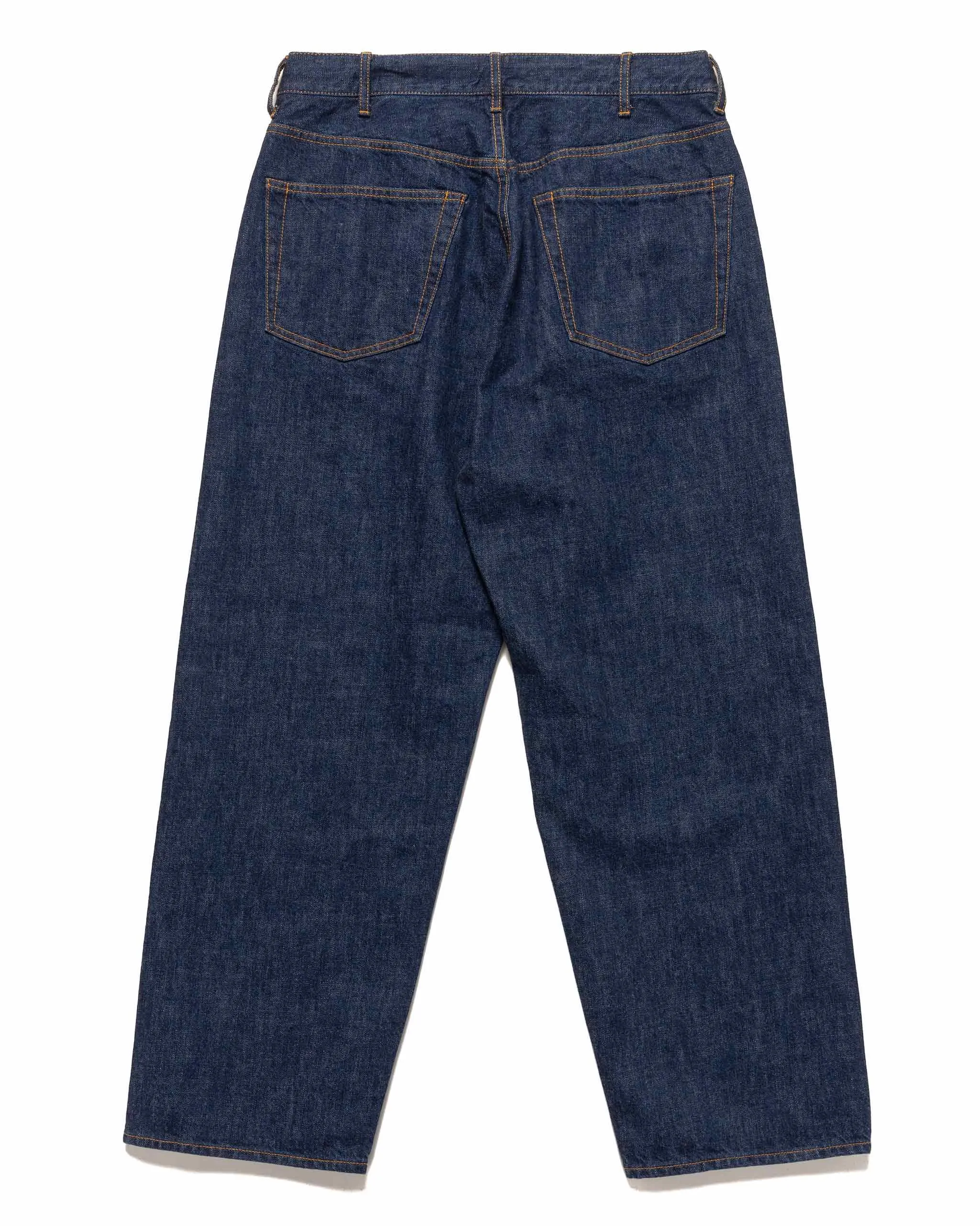 Wide Denim Trousers Indigo